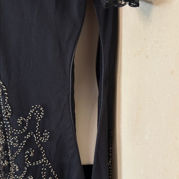 Babeyond Black and Gold 1920’s Fringe Flapper dress size M - Picture 12 of 16